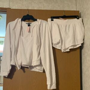 Victoria's Secret White Pajama Set